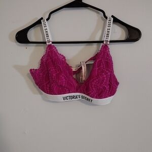 Victoria Secret Bra Size Medium Color Pink and White